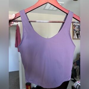 ✨Dusty Purple tank-bra NWOT